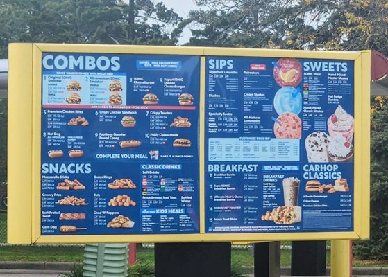Menu photo 1 Sonic Drive-In Livonia, MI Menu photo 1 Sonic Drive-In Livonia, MI