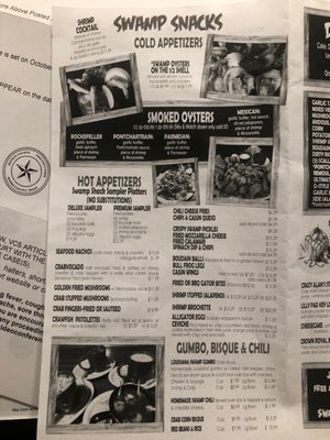 Menu photo 3 Swamp shack Friendswood, TX