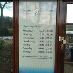 Sauna Drome - Openingstijden