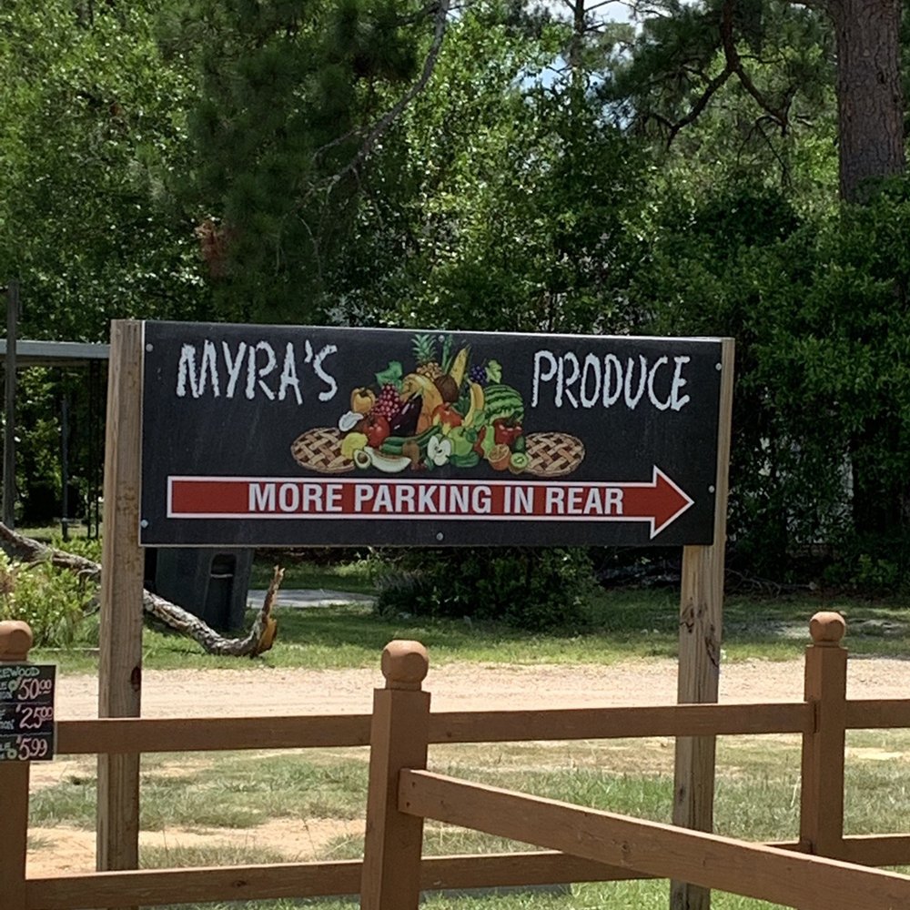 Myra's Produce - a sign in front of a fence - Farmers Market Near Me - Cordele, Georgia Myra's Produce - a sign in front of a fence - Farmers Market Near Me - Cordele, Georgia