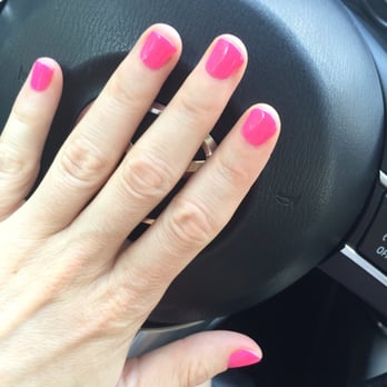 Briarwood Foxy Nails - Short and pretty in pink! - Nail Salons Near Me - Ann Arbor, Michigan