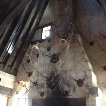 Three Broomsticks - Fireplace. - British Near Me - Orlando, Florida