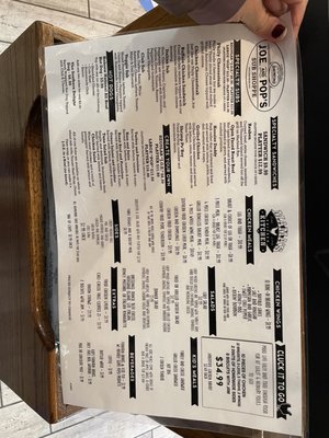 Menu photo 1 J.O.E. and Pop's Sub Shoppe Gatlinburg, TN
