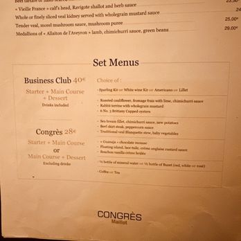 Le Congrès Maillot - The set menu - Seafood Near Me - Paris, 75 Le Congrès Maillot - The set menu - Seafood Near Me - Paris, 75