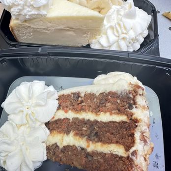 The Cheesecake Factory - Fresh Banana Cream Cheesecake & Carrot Cake - Desserts Near Me - Canoga Park, California The Cheesecake Factory - Fresh Banana Cream Cheesecake & Carrot Cake - Desserts Near Me - Canoga Park, California