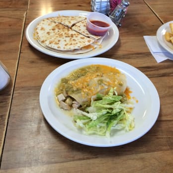 Mesa Vista Cafe - Chicken quesadilla and enchilada - Diners Near Me - Ojo Caliente, New Mexico
