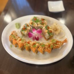 Firecracker and Alba roll