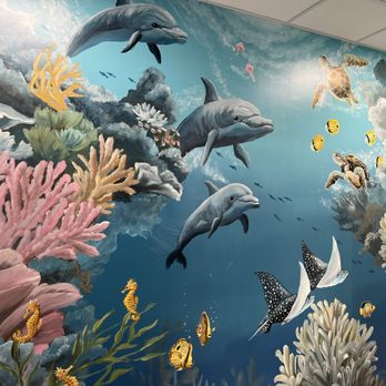 OC Murals - Underwater scene - Commissioned Artists Near Me OC Murals - Underwater scene - Commissioned Artists Near Me