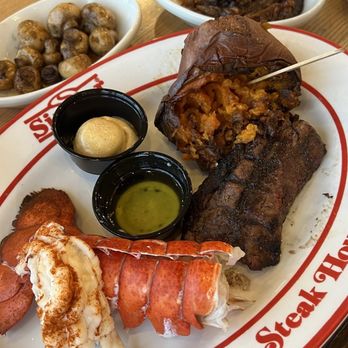 Sizzler - Lobster was a bit tough but the steak was made perfectly - Seafood Near Me - Merced, California