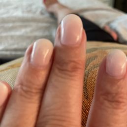Lee needs to focus on the client in the chair so the nails don't end up looking like a toddler did it. Lee needs to focus on the client in the chair so the nails don't end up looking like a toddler did it.