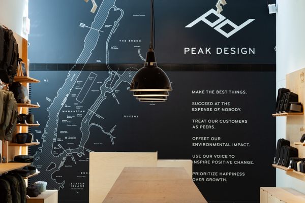Peak Design NYC Store by null