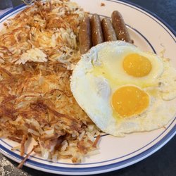 Pancake Café Madison | Breakfast, Brunch, & Lunch - Sausage & Eggs with extra hashbrowns