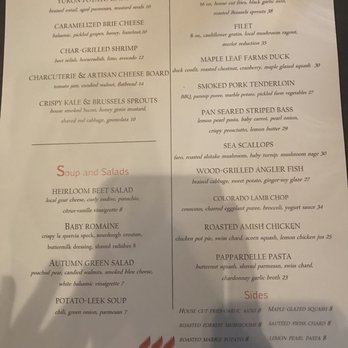 Three Embers Restaurant - Fall 2018 dinner menu - New American Near Me - Lincolnshire, Illinois Three Embers Restaurant - Fall 2018 dinner menu - New American Near Me - Lincolnshire, Illinois