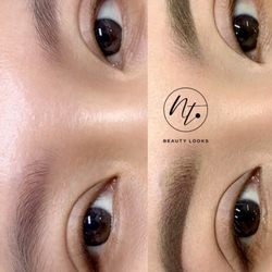 Ngoc Thuy's Beauty Looks - Ombre Powder brows done by Nicole
