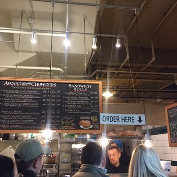 Pike Place Chowder - What it looks like when you finally get to the front of the line - Seafood Near Me - Seattle, Washington Pike Place Chowder - What it looks like when you finally get to the front of the line - Seafood Near Me - Seattle, Washington