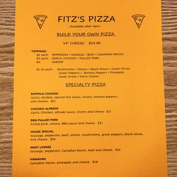Fitz’s Wandering Pines Eatery & Pub - Updated Pizza Menu (10/25/24) - American Near Me - Gilbert, Minnesota Fitz’s Wandering Pines Eatery & Pub - Updated Pizza Menu (10/25/24) - American Near Me - Gilbert, Minnesota
