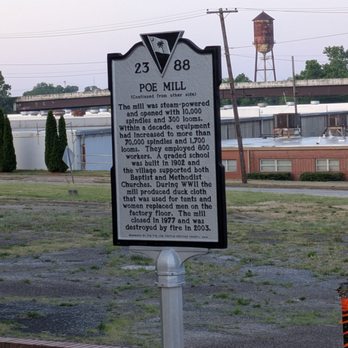 Poe Mill Historical Marker - Poe Mill Historical Marker, Greenville - Landmarks & Historical Buildings Near Me - Greenville, South Carolina