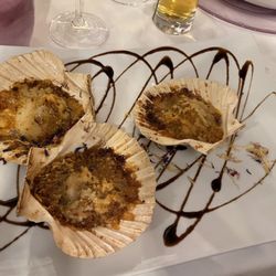 Osteria Al Vecchio Fontec - Jacobsmuscheln