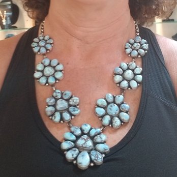 Kokopelli Gallery - "Pieces of Sky" necklace. Very comfortable. - Jewelry Near Me - Laguna Beach, California Kokopelli Gallery - "Pieces of Sky" necklace. Very comfortable. - Jewelry Near Me - Laguna Beach, California
