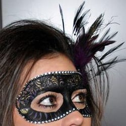 Faces By Stella - Each mask is custom designed to match your theme and facial structure. Many different feathers and trim can bring your style!