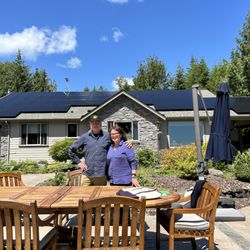 Power Trip Energy - Sun Power array in Port Ludlow; 2024.