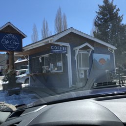 Exterior outside entrance of Café Crêpe - The Crepe Shack from the street. - Big Bear Lake, California Exterior outside entrance of Café Crêpe - The Crepe Shack from the street. - Big Bear Lake, California