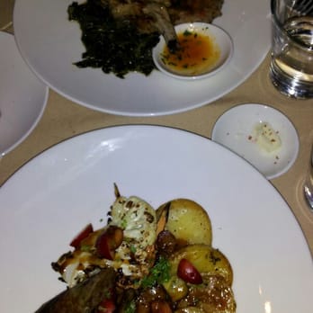 Fable - Pork chop and wild boar sausage (delicious!) - New American Near Me - San Francisco, California
