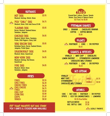 Menu photo 8 Pacific Coast Hot Dogs Orange, CA