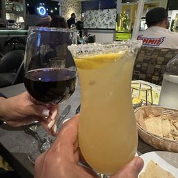 Drinks are well done. Great way to start things off enjoying the band.