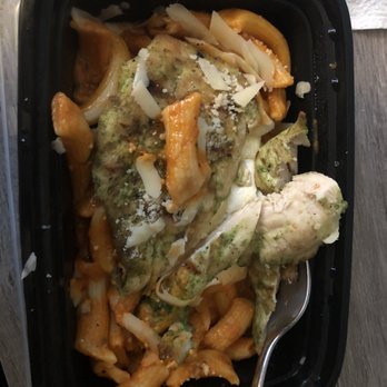 LIA'S - Penne alla vodka with added chicken (Parmesan cheese added by me- didn't come with it) - Italian Near Me - Chevy Chase, Maryland LIA'S - Penne alla vodka with added chicken (Parmesan cheese added by me- didn't come with it) - Italian Near Me - Chevy Chase, Maryland