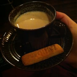 The End Bar - Hot milk punch.