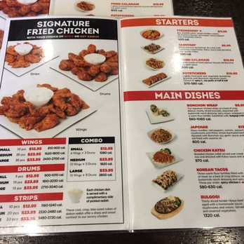 Bonchon Sunnyvale - Menu - Chicken Wings Near Me - Sunnyvale, California Bonchon Sunnyvale - Menu - Chicken Wings Near Me - Sunnyvale, California