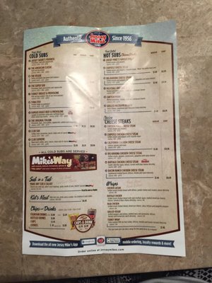 Menu photo 2 Jersey Mike's Subs Boynton Beach, FL