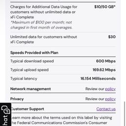 Cost of Internet online advertised internet service plan with no mention of needing to add any sort of mobile service Cost of Internet online advertised internet service plan with no mention of needing to add any sort of mobile service