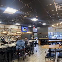 Hill Donut Co.& Pancake House - Half of the restaurant/bar area (other half has seats as well and a bbq/deli cases