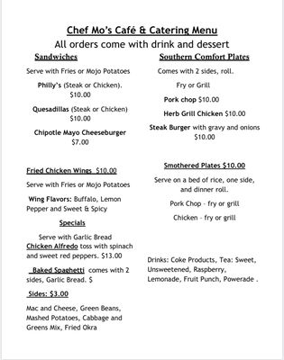 Menu photo 2 Chef Mo' Cafe & Catering  Knoxville, TN