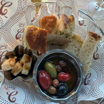 Contessa - Boston - Bread, olives and cheese basket - Italian Near Me - Boston, Massachusetts