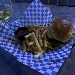 Burger and fries baby... it doesn't get any better than this. Burger and fries baby... it doesn't get any better than this.