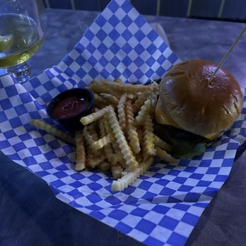 Schooners Burgers N Beer - Burger and fries baby... it doesn't get any better than this. - Sports Bars Near Me - Colton, California Schooners Burgers N Beer - Burger and fries baby... it doesn't get any better than this. - Sports Bars Near Me - Colton, California