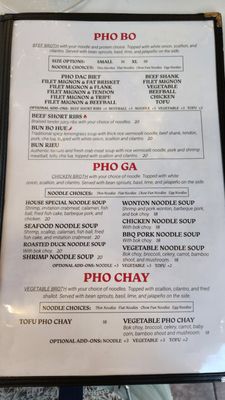 Menu photo 8 Pho Tasty Davis, CA