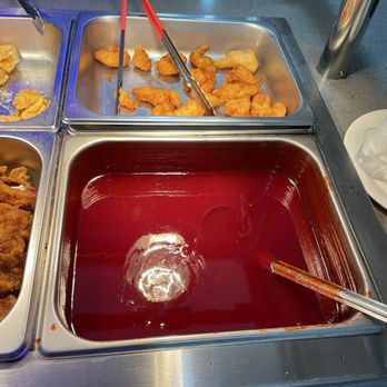 Asian Fusion Buffet - Fried shrimp with sweet&sour dipping sauce - Buffets Near Me - Charleston, South Carolina Asian Fusion Buffet - Fried shrimp with sweet&sour dipping sauce - Buffets Near Me - Charleston, South Carolina