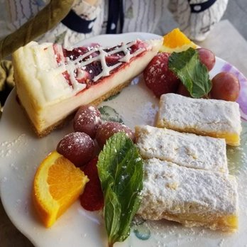 Tea Time - Cheese cake and lemon bars - Coffee & Tea Near Me - Palo Alto, California Tea Time - Cheese cake and lemon bars - Coffee & Tea Near Me - Palo Alto, California