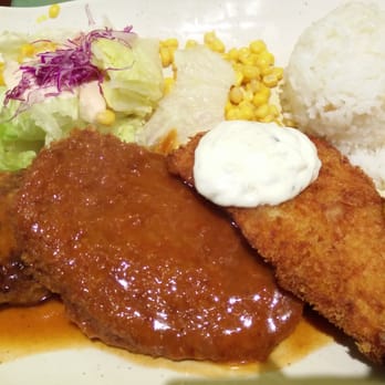 Kimganae - The Special; Hamburger Steak, Pork and Fish Cutlet - Korean Near Me - Flushing, New York Kimganae - The Special; Hamburger Steak, Pork and Fish Cutlet - Korean Near Me - Flushing, New York