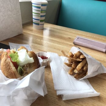 Get The Burger - The Leading Man &a small fries - Burgers Near Me - Big Bear Lake, California