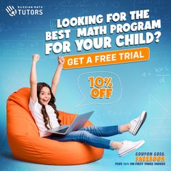 Russian Math Tutors - Use Coupon Code: FACEBOOK for an additional 10% OFF (Online Lessons Only)
