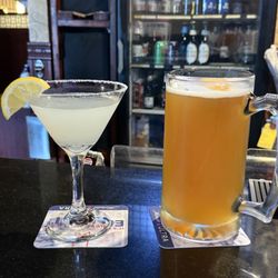 Fuji Sushi & Hibachi Steak House - Lemon Drop martini and Blue Moon