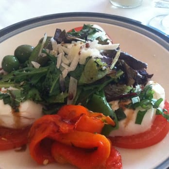 Trattoria Mediterranea - Mozzarella and tomato appetizer. - Italian Near Me - Bedminster, New Jersey Trattoria Mediterranea - Mozzarella and tomato appetizer. - Italian Near Me - Bedminster, New Jersey