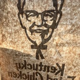 PAPER BAG WITH COLONEL SANDERS PAPER BAG WITH COLONEL SANDERS