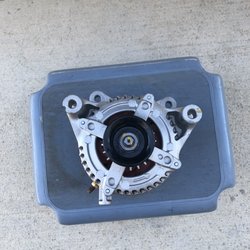 Auto Zone - New alternator for my daughters Jeep. Cost me $189 .. The dealer wanted $1,200 to change it.
