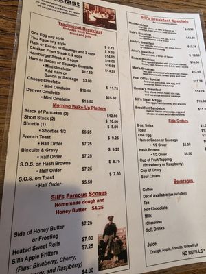 Menu photo 2 Sill's Cafe Layton, UT